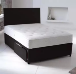 Plush Modern Divan Upholstered Bed