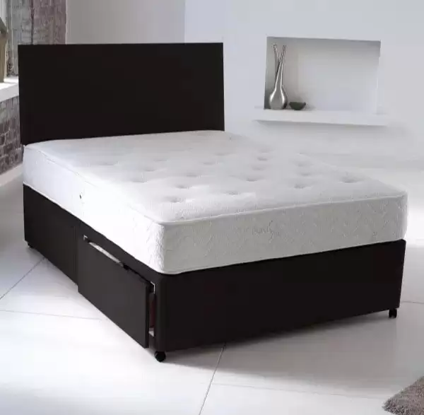 Plush Modern Divan Upholstered Bed Plush Modern Divan Upholstered Bed