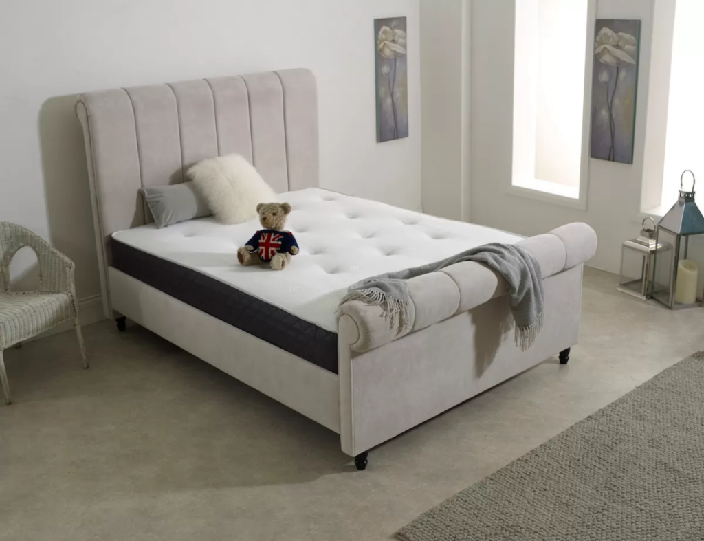 Lilly-Panelled-Upholstered-Sleigh-Bed